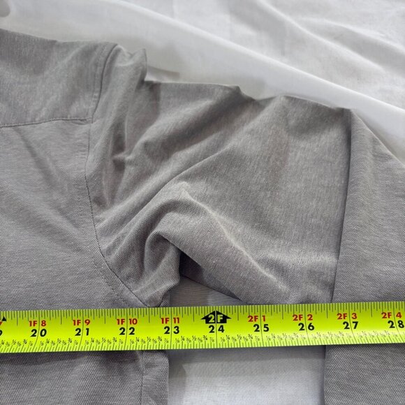 NWT Kenneth Cole New York Men's XL Grey Long Sleeve Button Down Knit - Picture 7 of 10